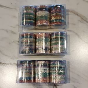 3 NEW Washi Tape Sets